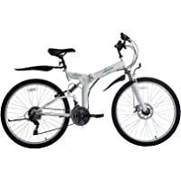 Bicicleta de MontaÑA Para Mujer- Ecosmo 21Sp Shimano - 26Sf02Bl Plegable- 66 Cm- de la Marca Shimano